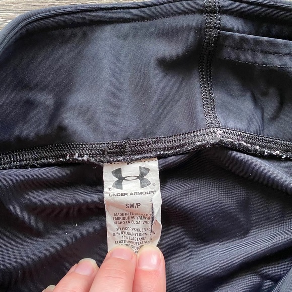 Under Armour black spandex shorts with 3” inseam - Picture 3 of 5